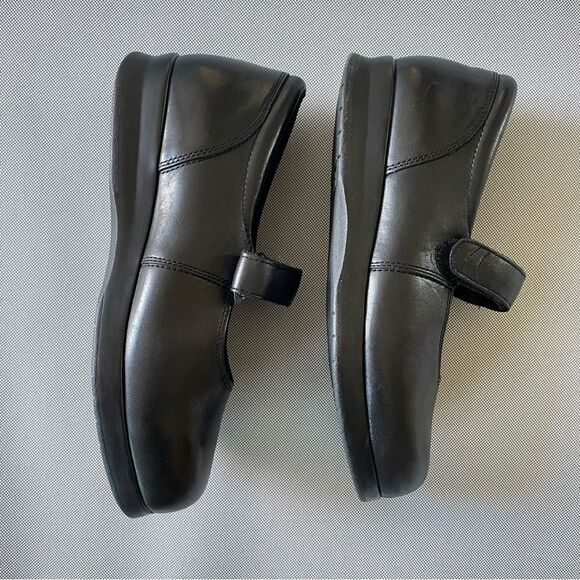 DREW Women's Bloom Il Mary Jane Black Leather Calf Comfort Shoes Size 9WW - Picture 5 of 6